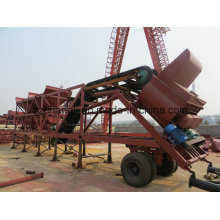 90m3/H Movable Concrete Batching Plant, Mini Plant